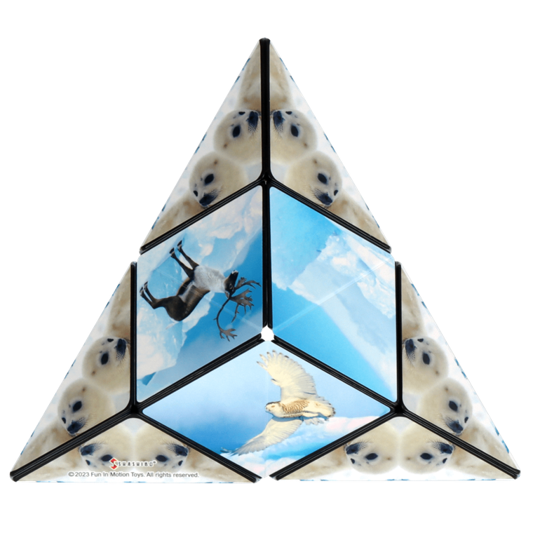 Shashibo, kostka magnetyczna, łamigłówka, Arctic
