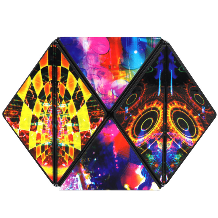 Shashibo, kostka magnetyczna, łamigłówka, Disco Plaid