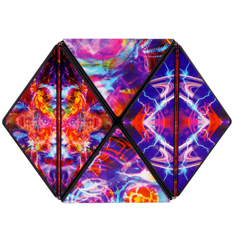 Shashibo, kostka magnetyczna, łamigłówka, Fire Goddness