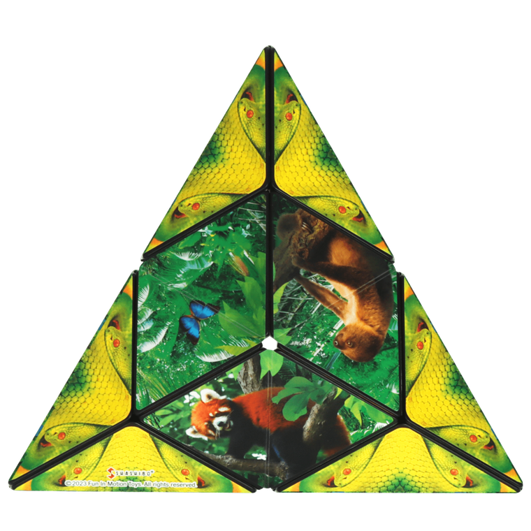 Shashibo, kostka magnetyczna, łamigłówka, Jungle
