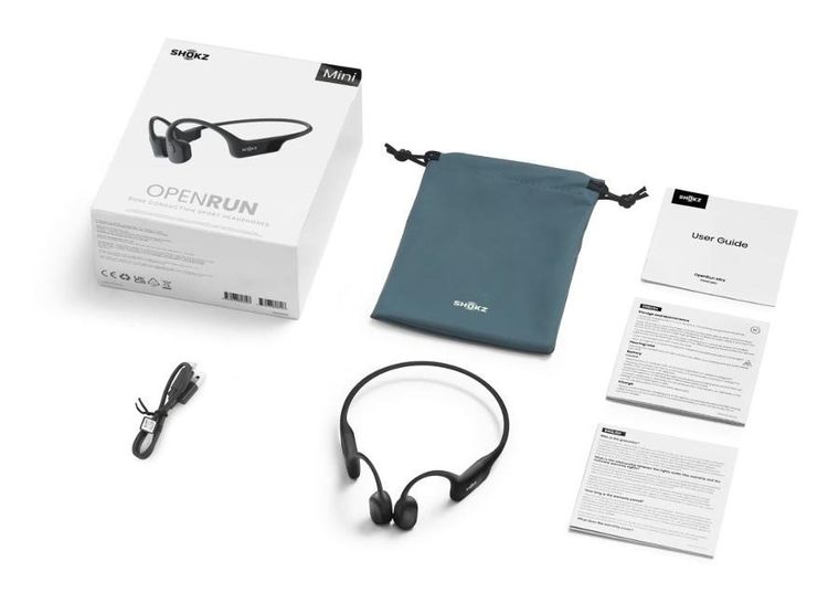 Shokz, OpenRun Mini, słuchawki, Black USB-C