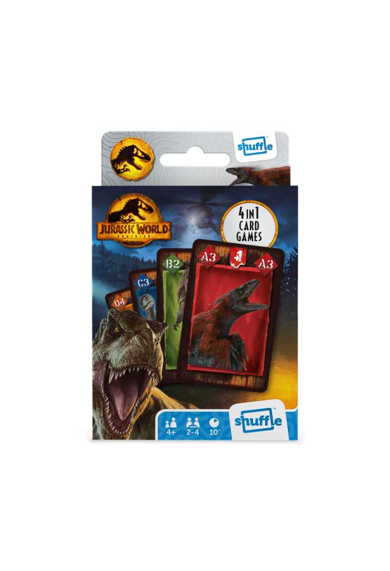 Shuffle, Jurassic World, gra karciana 4w1
