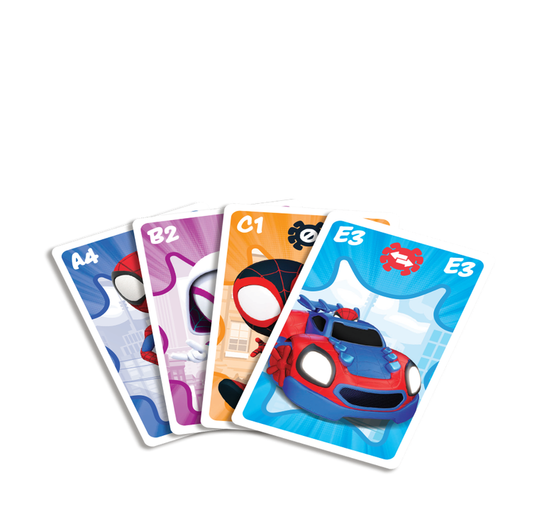 Shuffle, Spidey i super-kumple, gra karciana 4w1