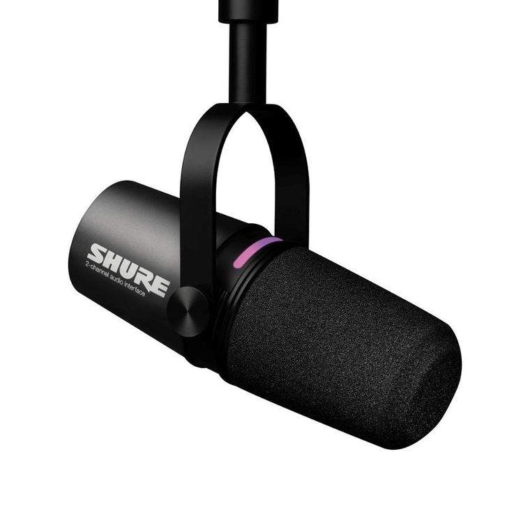 Shure, MV7i, inteligentny mikrofon z interfejsem US