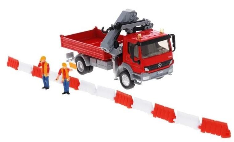 Siku, Mercedes-Benz Atego z dźwigiem obrotowym, model pojazdu, 3534