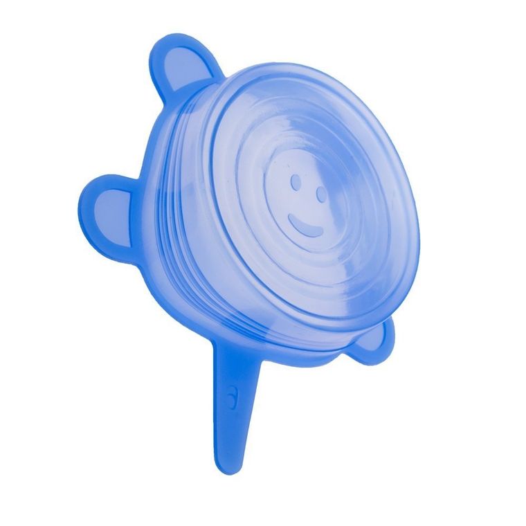 Silikonowe pokrywki do żywności, 6 szt.