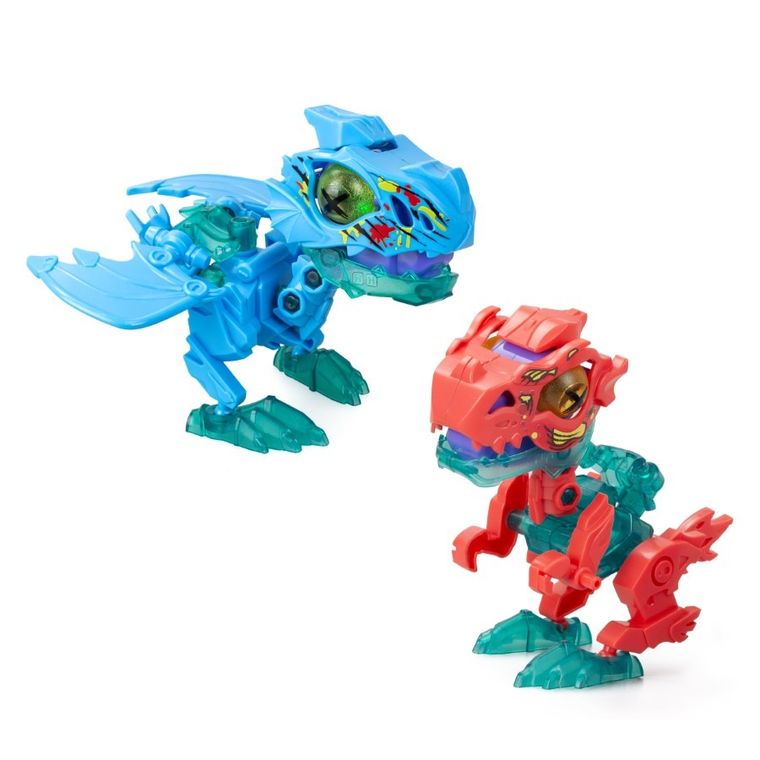 Silverlit, Biopod, Electronic Zombie Duo, dinozaur do składania w kapsule