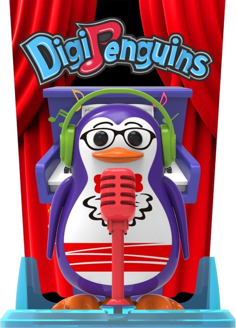 Silverlit, DigiPenguins, Pingwinek ze sceną, zabawka interaktywna