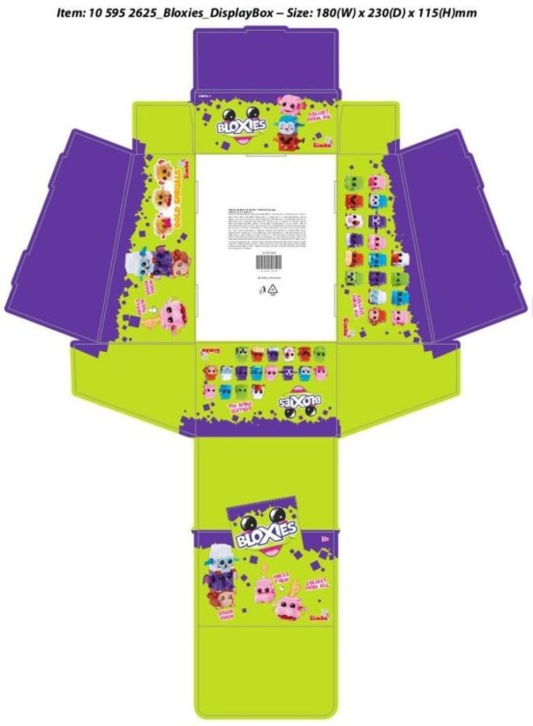 Simba, Bloxies, figurki zwierzątka, 1 szt.