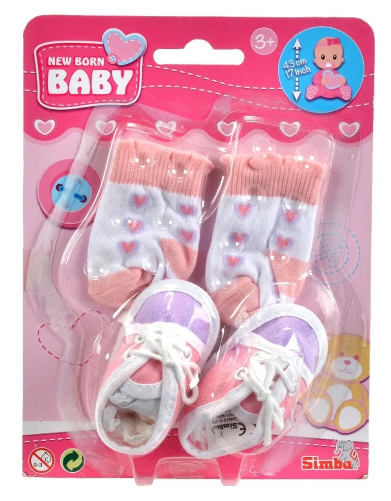 Simba, New Born Baby, buciki i skarpetki