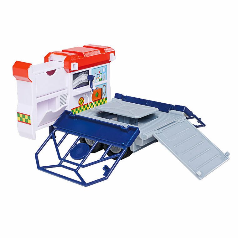 Simba, Strażak Sam, Ratownictwo weterynaryjne, pojazd z przyczepką i figurkami