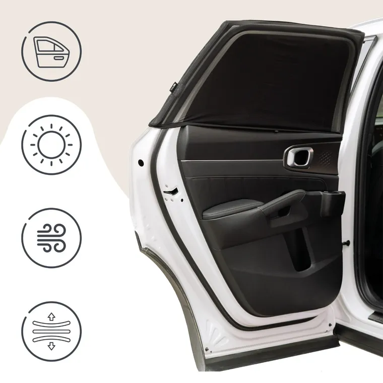 Sipo, zestaw elastycznych osłon przeciwsłonecznych XL do samochodu, 2 szt.