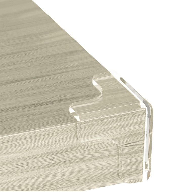 Sipo, zestaw silikonowych, transparentnych zabezpieczeń narożników mebli, kształt T, 12 szt.