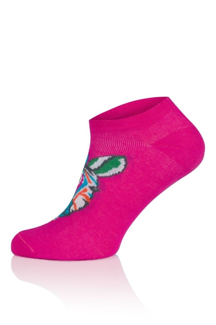 Skarpetki damskie, stopki, mix, Zebra, Italian Fashion