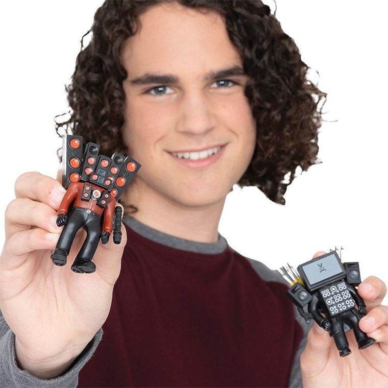 Skibidi Toilet, Titan Collection, figurki kolekcjonerskie, 3 szt.