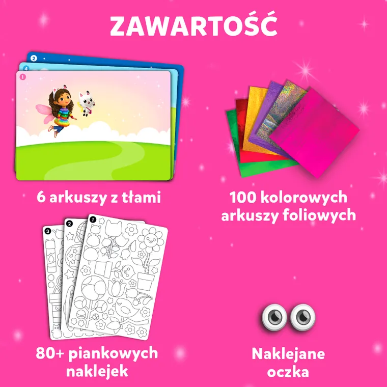 Skillmatics, Foil Fun, Koci Domek Gabi, zestaw artystyczny