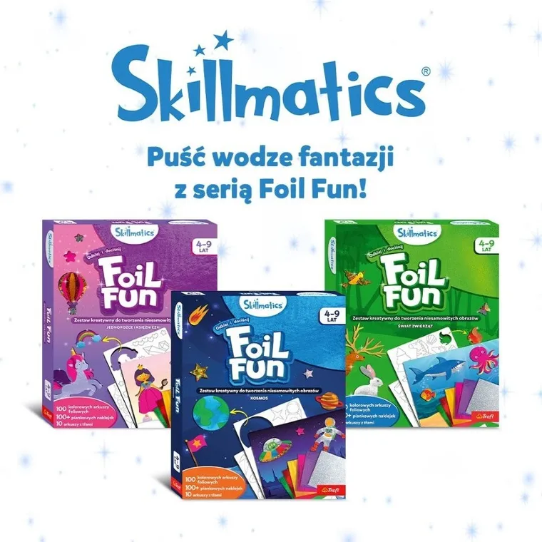 Skillmatics, Foil Fun, Kraina Dinozaurów, zestaw artystyczny
