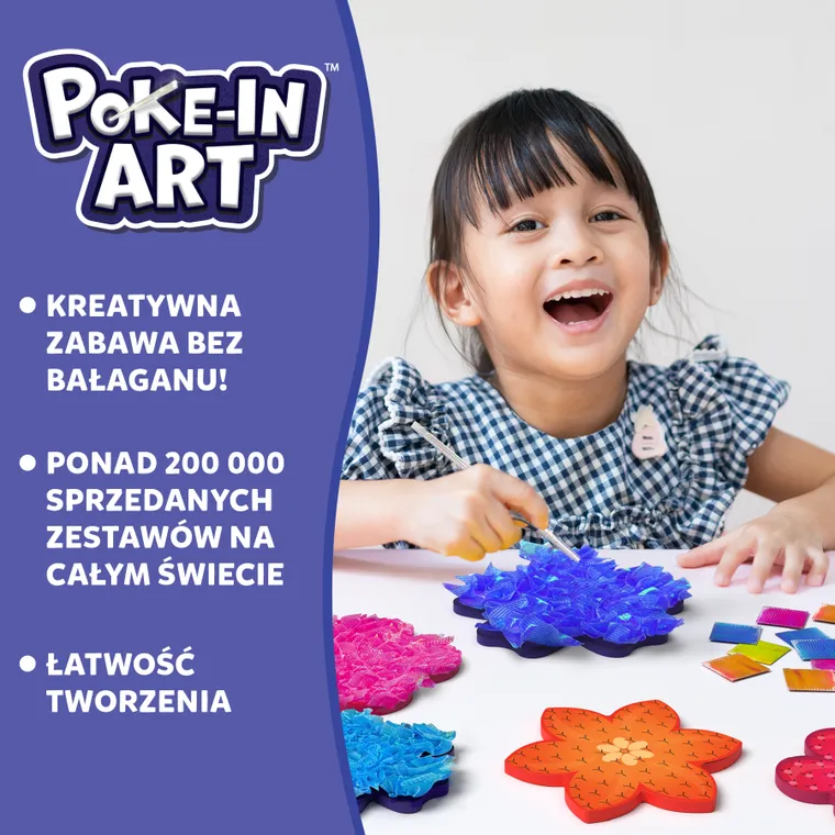 Skillmatics, Poke-In Art, Bukiet Kwiatów, zestaw artystyczny