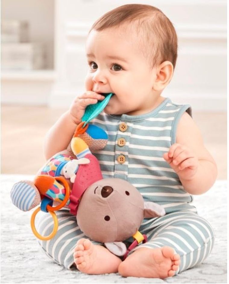Skip Hop, Bandana Buddies, Kangur, zabawka niemowlęca z gryzakiem, zawieszka