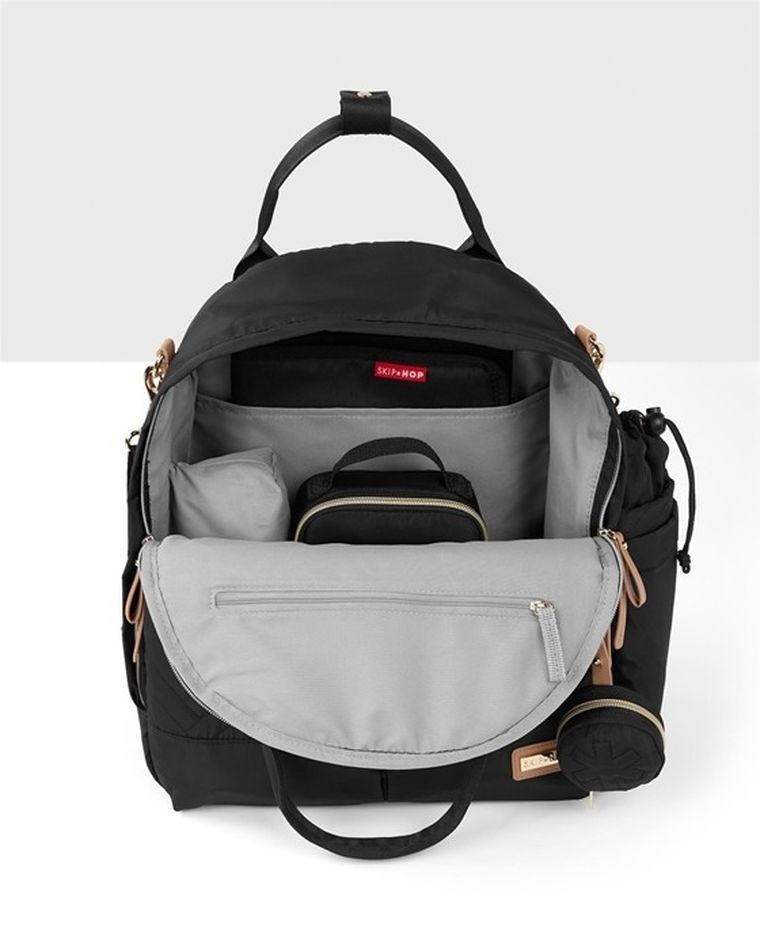 Skip Hop, torba do wózka, plecak 6w1, black