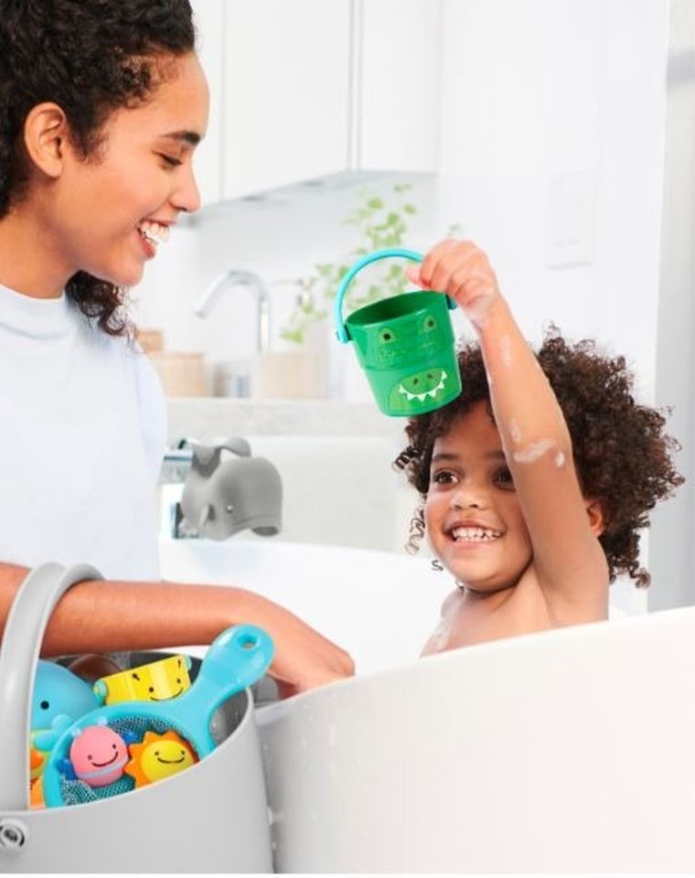 Skip Hop, Zoo 2.0, wiaderka do wody, zabawka do kąpieli