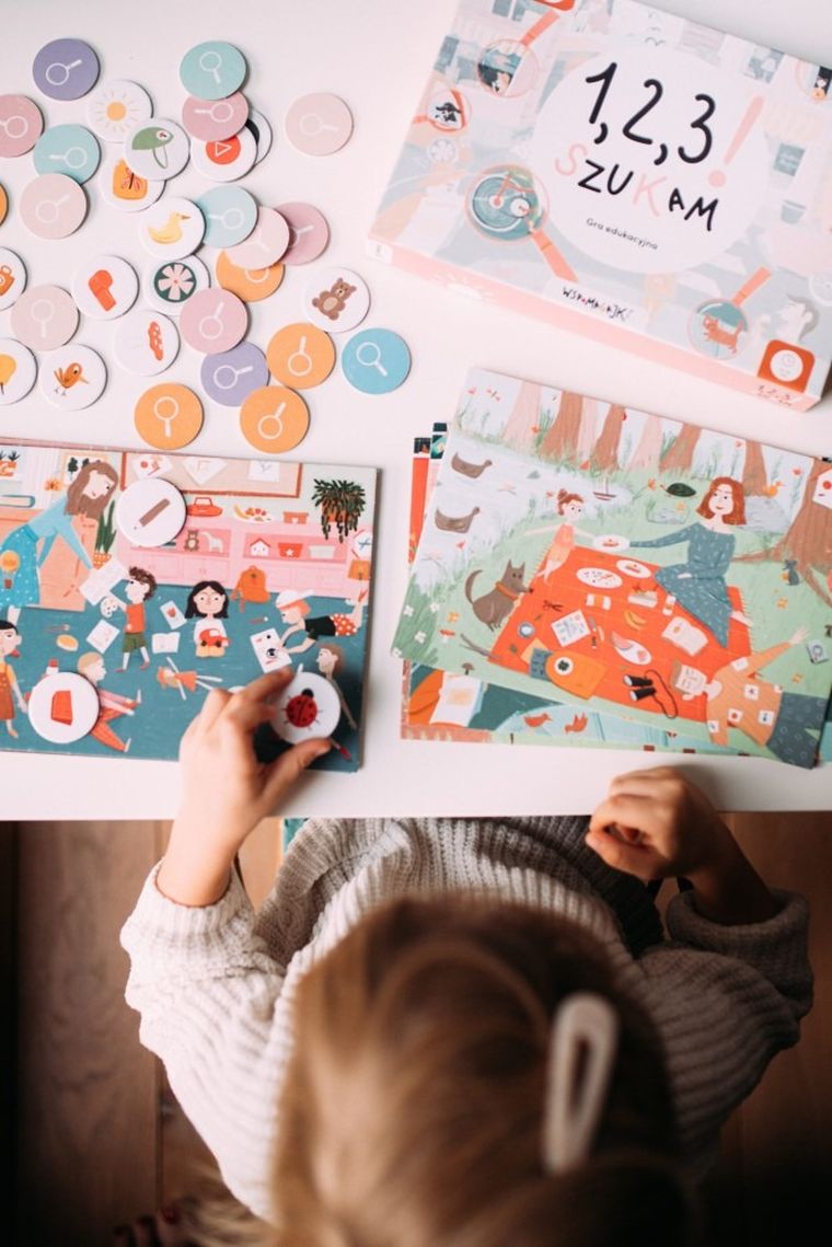 Smart Kids Media, Wspomagajki 1,2,3! Szukam, gra edukacyjna
