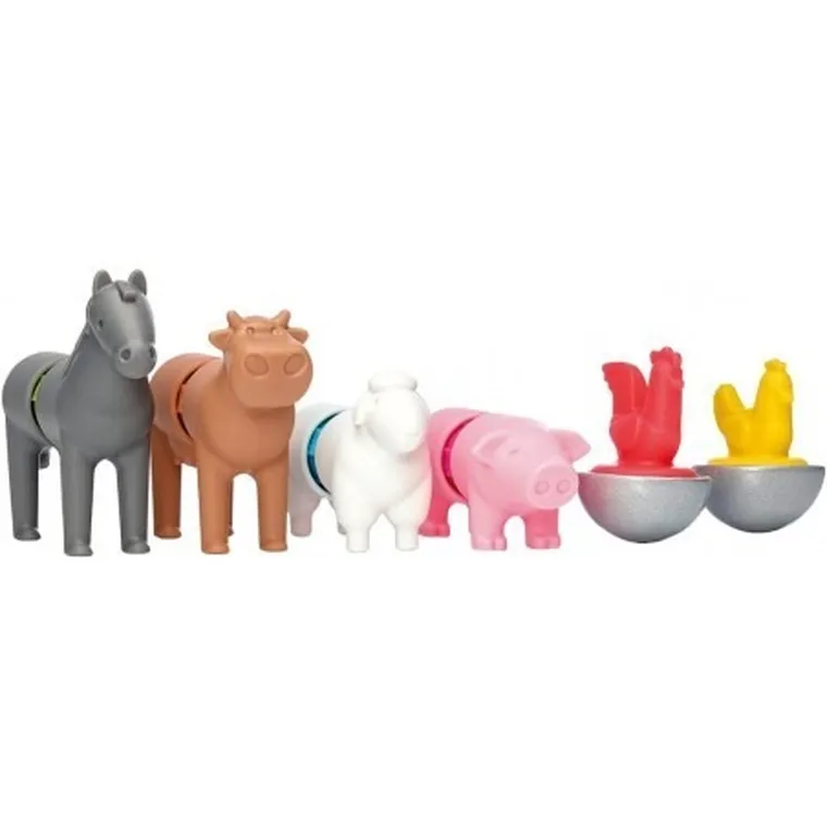 SmartMax, My First Farm Animals, klocki magnetyczne, 16 elementów