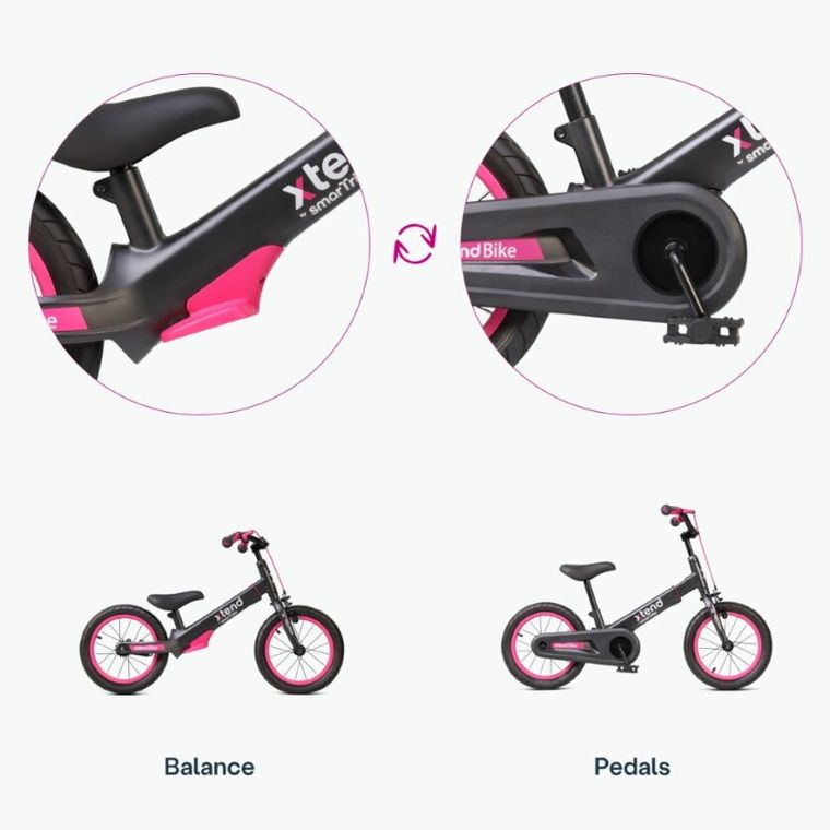 SmarTrike, Xtend Bike, rowerek 3w1, Pink
