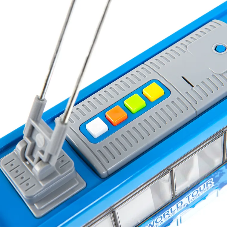 Smiki, Autobus, pojazd, światło i dźwięk, niebieski