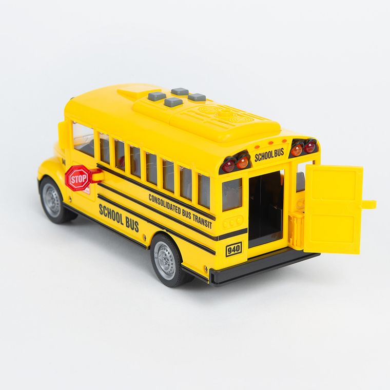 Smiki, Autobus szkolny, pojazd, światło i dźwięk, 1:20, 20 cm