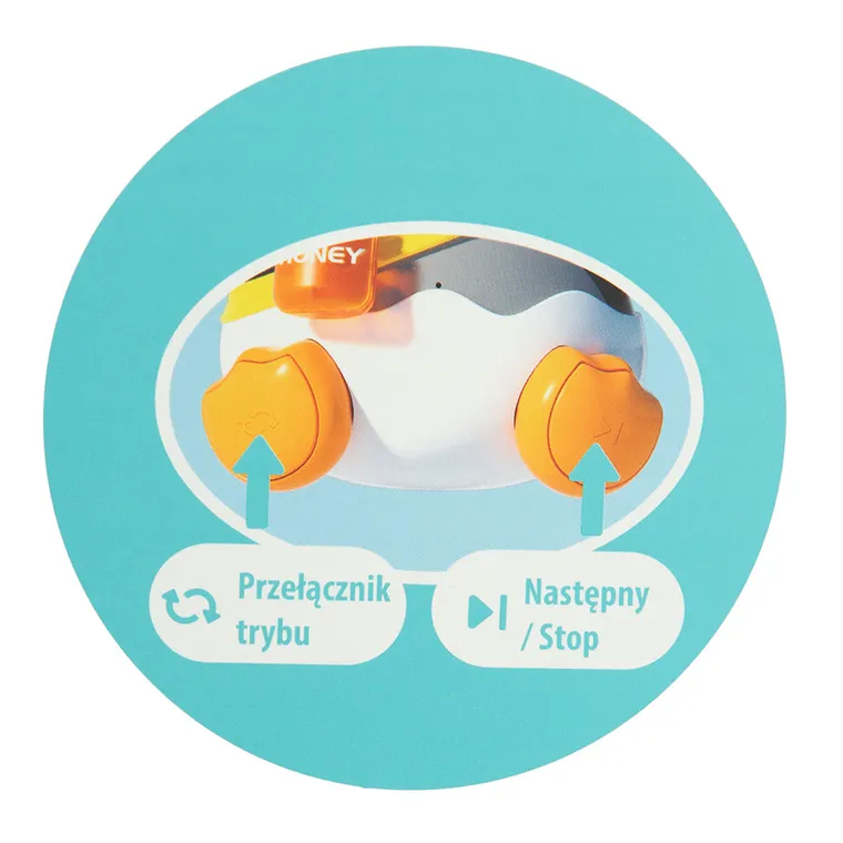 Smiki, Bzyczący Pingwinek, interaktywna zabawka muzyczna