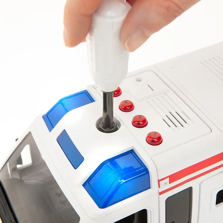 Smiki, Karetka, pojazd do skręcania, światło i dźwęk