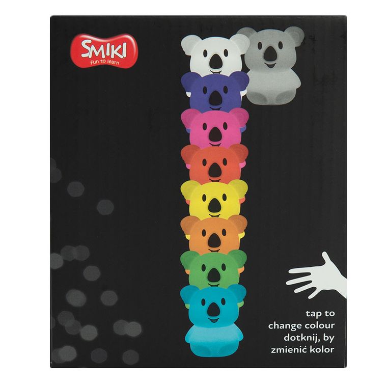 Smiki, Koala, lampka silikonowa LED z głośnikiem