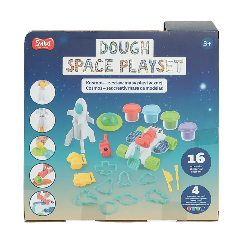 Smiki, Kosmos, masa plastyczna, 4 kolory i akcesoria