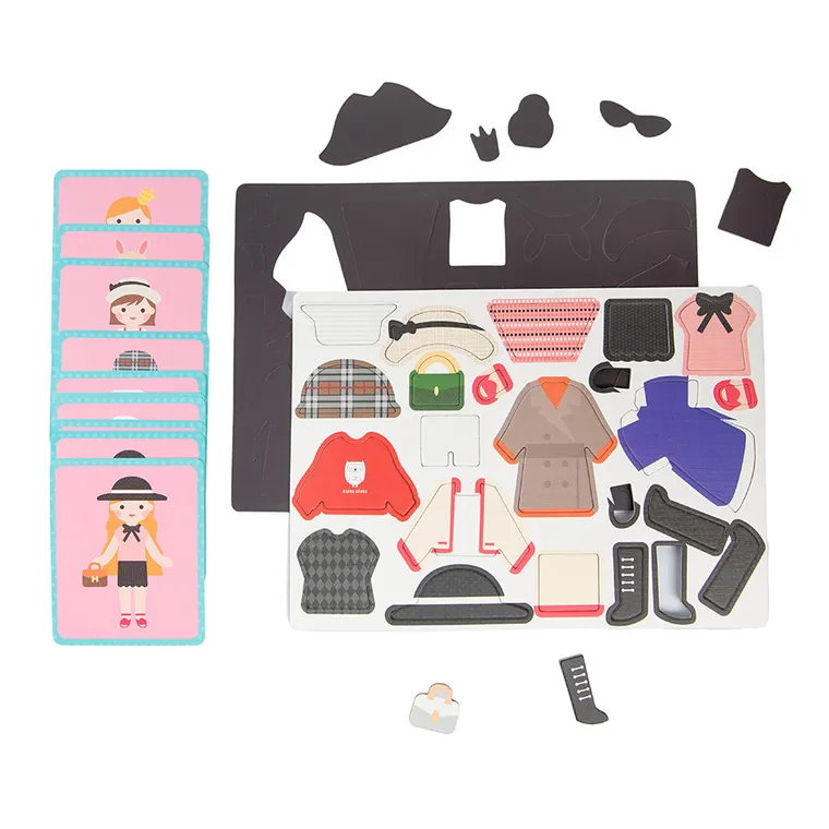 Smiki, Mądra Sówka, Moda, puzzle magnetyczne, 50 elementów