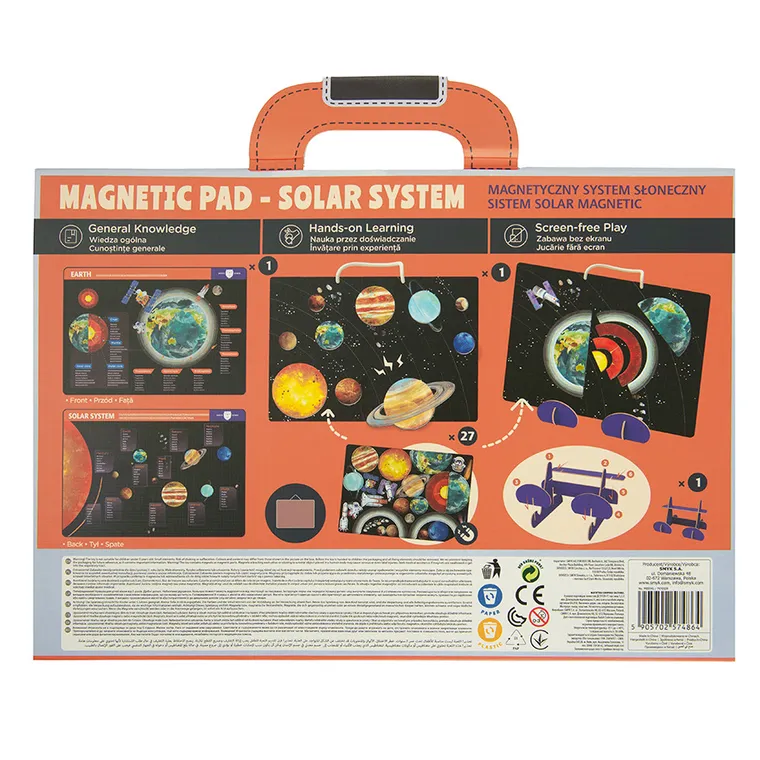 Smiki, Mądra Sówka, Układ słoneczny, puzzle magnetyczne