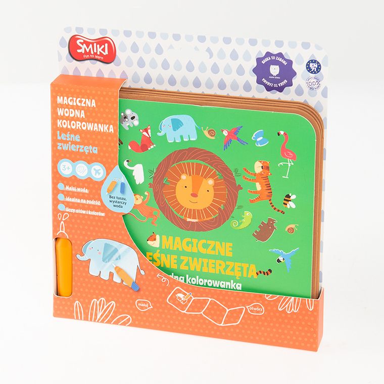 Smiki, Magiczne leśne zwierzęta, wodna kolorowanka