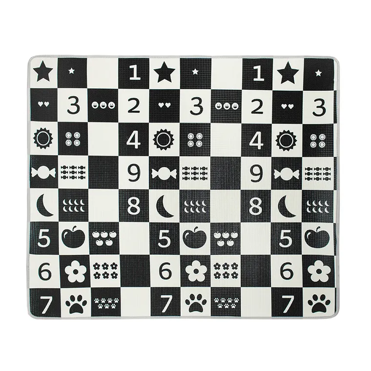 Smiki, mata piankowa edukacyjna, dwustronna, 180-150 cm