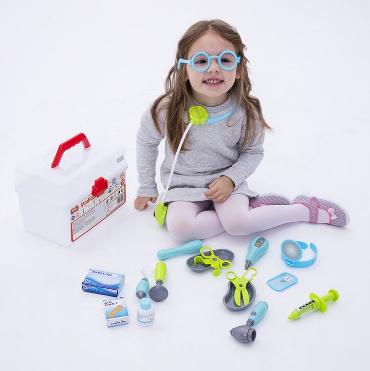 Smiki, Medical Case, zestaw medyczny w walizce, 18 elementów