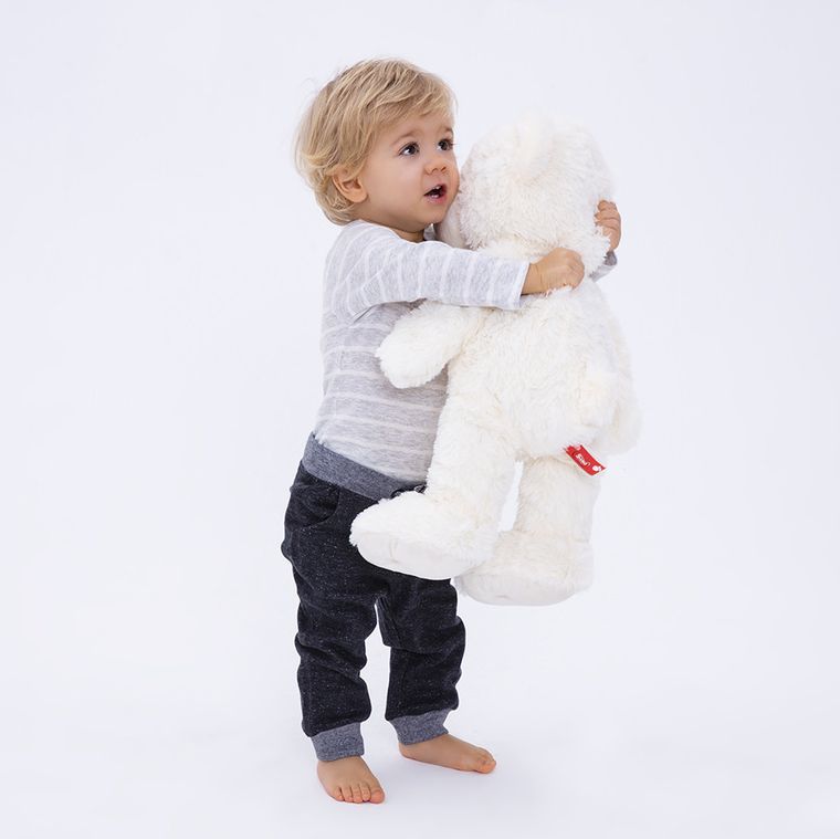 Smiki, Miś, maskotka, kremowa, 38 cm