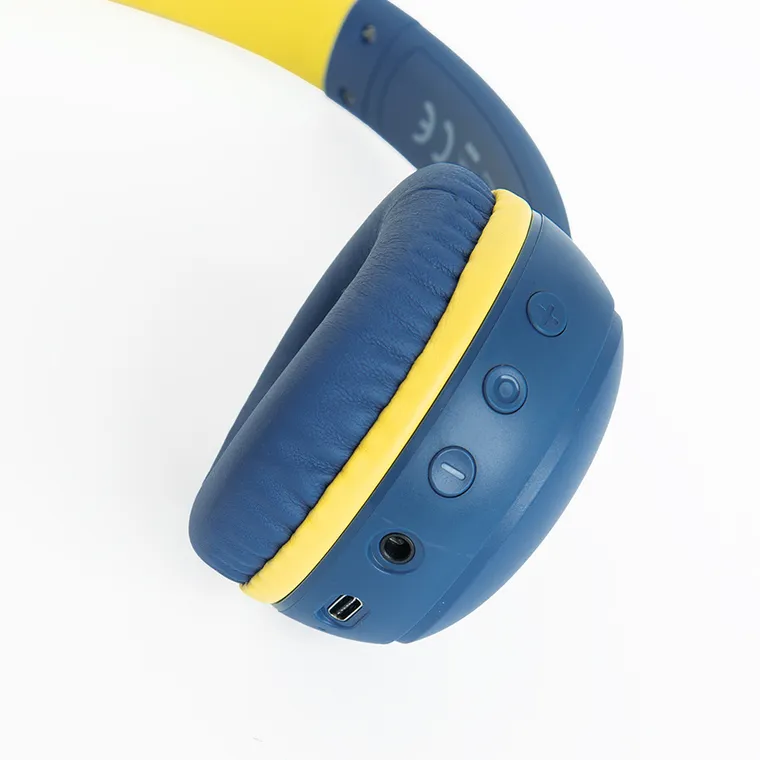 Smiki, Music World, słuchawki bezprzewodowe, nauszne, granatowe