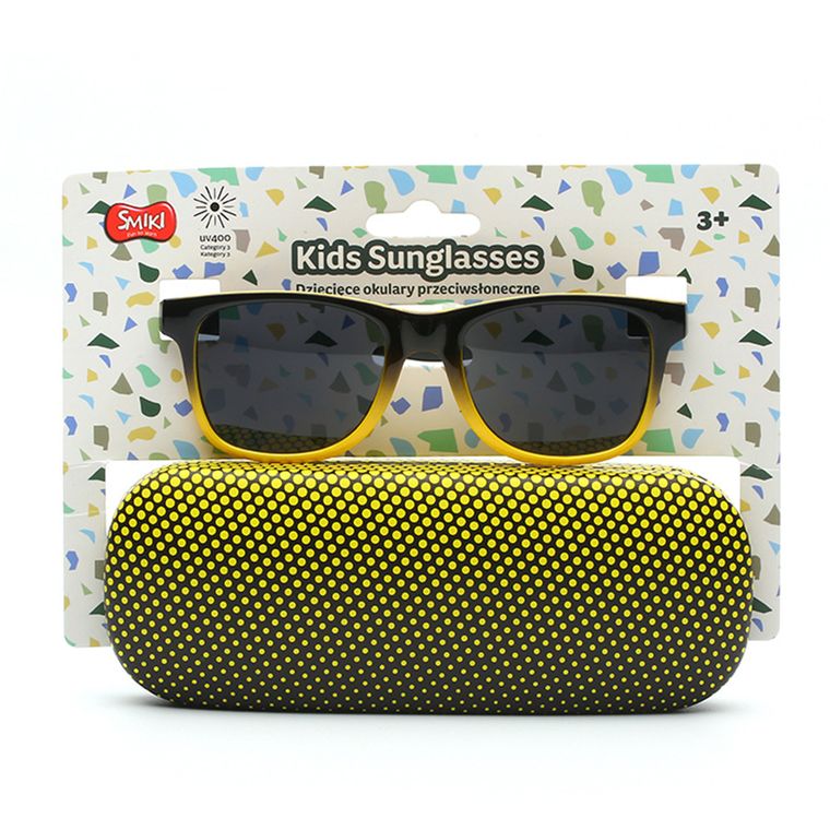 Smiki, okulary przeciwsłoneczne, żółte