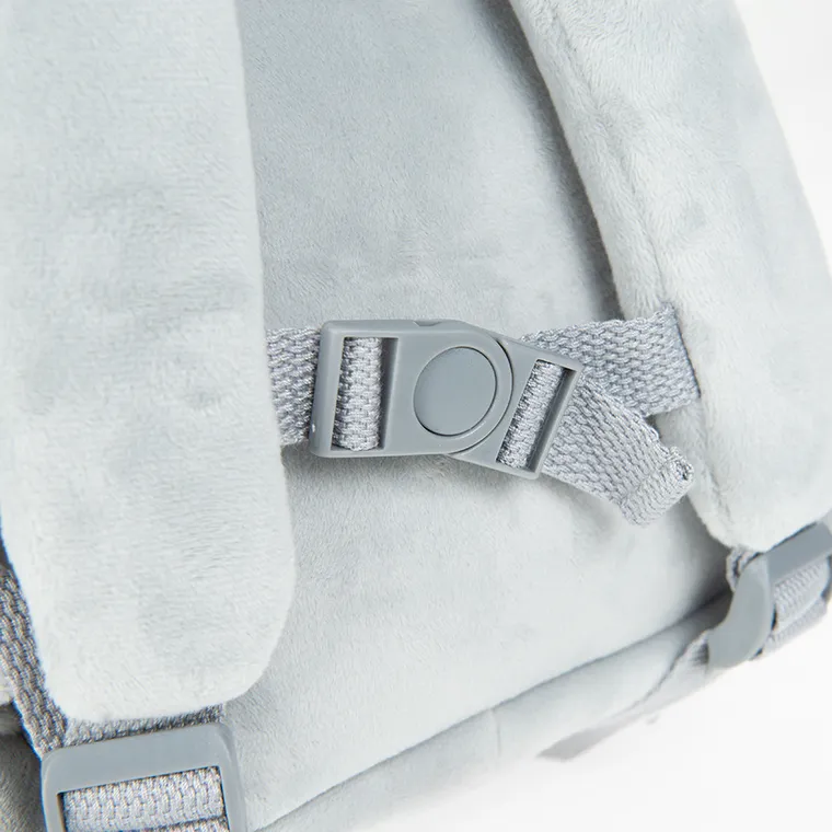 Smiki, plecak z odpinaną lalką, szary