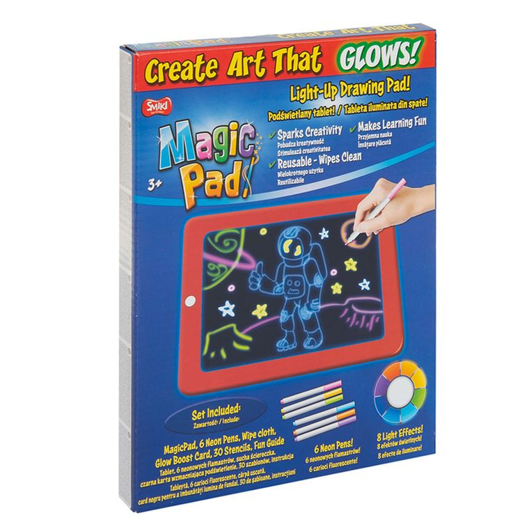 Smiki, podświetlany tablet graficzny z akcesoriami