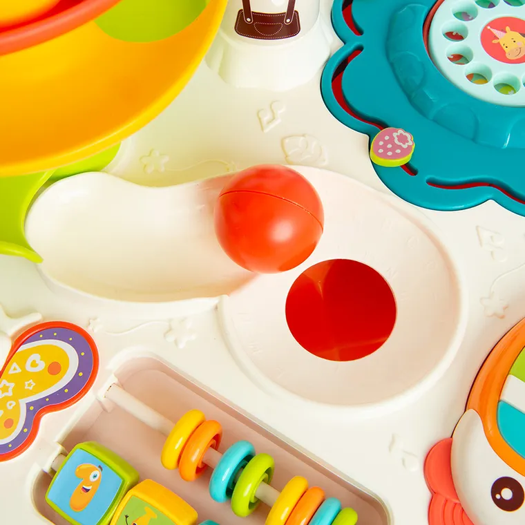 Smiki, stolik edukacyjny z kulodromem, interaktywny, 18m+