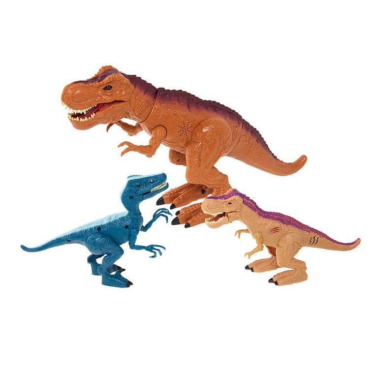 Smiki, T-Rex, dinozaur, figurka interaktywna, 16 cm
