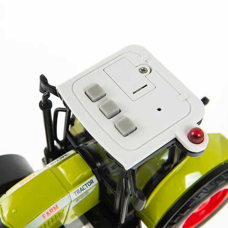 Smiki, Traktor z przyczepą, pojazd, zielony, 1:16