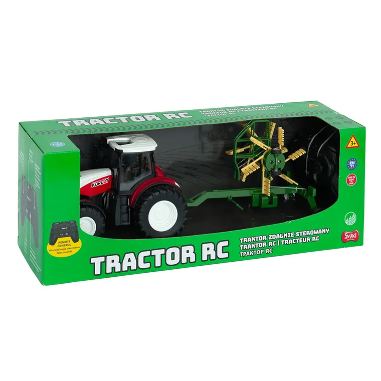 Smiki, traktor z siewnikiem, pojazd zdalnie sterowany, 1:24
