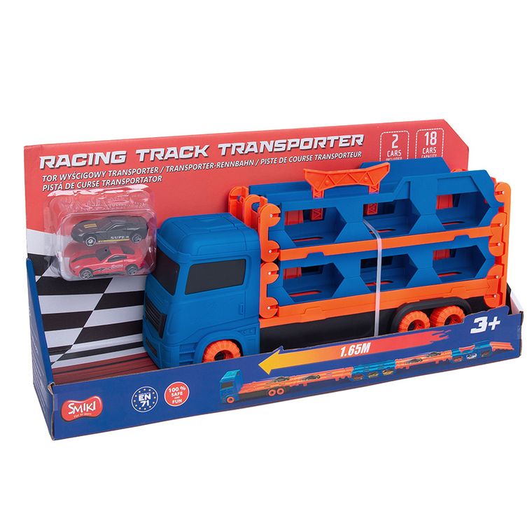 Smiki, Transporter, tor wyścigowy z pojazdami