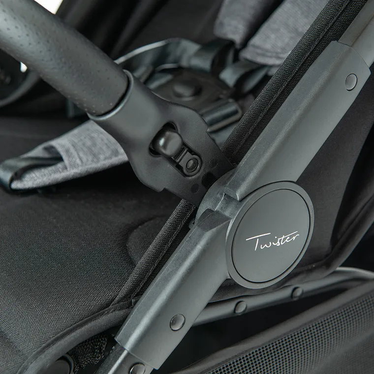 Smiki, Twister, wózek spacerowy, szary